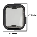 Etui z osłoną ekranu Bizon Case Watch Felipe do Apple Watch Series 12 46mm, czarne (2/8)