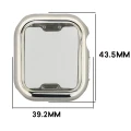 Etui z osłoną ekranu Bizon Case Watch Felipe do Apple Watch Series 12 42mm, srebrne (2/8)