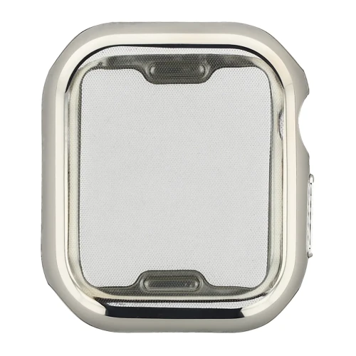 Etui z osłoną ekranu Bizon Case Watch Felipe do Apple Watch Series 12 42mm, srebrne (6/8)