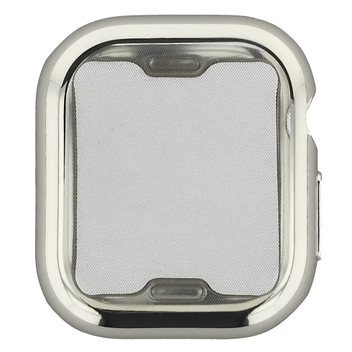 Etui z osłoną ekranu Bizon Case Watch Felipe do Apple Watch Series 12 46mm, srebrne (6/8)
