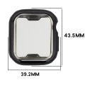Etui z osłoną ekranu Bizon Case Watch Felipe do Apple Watch Series 12 42mm, czarne (2/8)