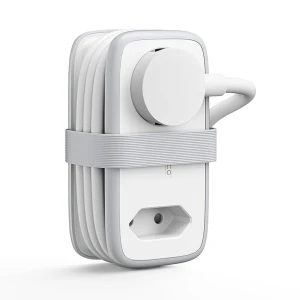 Listwa zasilająca Orico APP 5w1, 2x AC / 2x USB-A / 1x USB-C 15,5W, biała