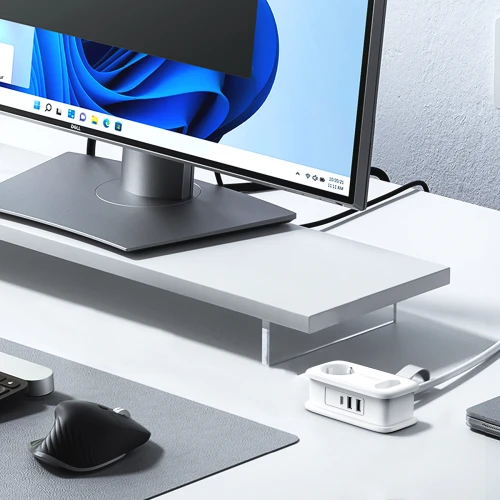 Listwa zasilająca Orico APP 5w1, 2x AC / 2x USB-A / 1x USB-C 15,5W, biała (4/4)