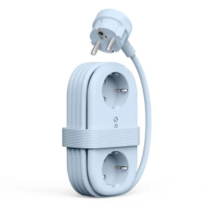 Listwa zasilająca Orico AP3 GaN 6w1, 2x AC / 2x USB-A / 2x USB-C 65W, niebieska