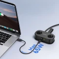Listwa zasilająca Orico AP3 GaN 6w1, 2x AC / 2x USB-A / 2x USB-C 65W, czarna (3/6)