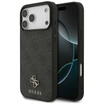 Etui Guess 4G Small Classic Logo do iPhone 18 Pro Max / 17 Pro Max do MagSafe, czarne