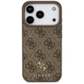 Etui Guess 4G Small Classic Logo do iPhone 18 Pro Max / 17 Pro Max do MagSafe, brązowe