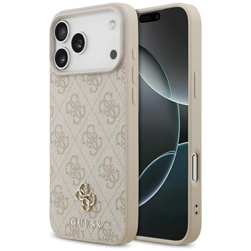 Etui Guess 4G Small Classic Logo do iPhone 18 Pro Max / 17 Pro Max do MagSafe, różowe
