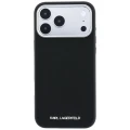 Etui Karl Lagerfeld Grained Elongated Logo do iPhone 18 Pro Max / 17 Pro Max do MagSafe, czarne