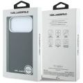 Etui Karl Lagerfeld Grained Elongated Logo do iPhone 18 Pro Max / 17 Pro Max do MagSafe, czarne