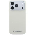 Etui Karl Lagerfeld Grained Elongated Logo do iPhone 18 Pro / 17 Pro do MagSafe, beżowe