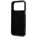Etui Karl Lagerfeld Grained Elongated Logo do iPhone 18 Pro Max / 17 Pro Max do MagSafe, burgundowe