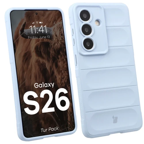 Pancerne etui + szkło hartowane Bizon Tur Pack do Galaxy S26, jasnoniebieskie (3/10)