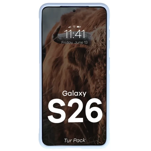 Pancerne etui + szkło hartowane Bizon Tur Pack do Galaxy S26, jasnoniebieskie (6/10)