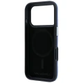 Etui Karl Lagerfeld Grained Mono Resin Logo do iPhone 18 Pro / 17 Pro do MagSafe, niebieskie