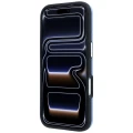 Etui Karl Lagerfeld Lagerfeld Saffiano Small Script Metal Logo do iPhone 18 Pro / 17 Pro do MagSafe, niebieskie