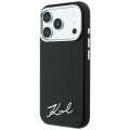 Etui Karl Lagerfeld Lagerfeld Saffiano Small Script Metal Logo do iPhone 18 Pro Max / 17 Pro Max do MagSafe, czarne