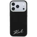 Etui Karl Lagerfeld Lagerfeld Saffiano Small Script Metal Logo do iPhone 18 Pro Max / 17 Pro Max do MagSafe, czarne