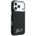 Etui Karl Lagerfeld Lagerfeld Saffiano Small Script Metal Logo do iPhone 18 Pro Max / 17 Pro Max do MagSafe, czarne