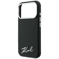 Etui Karl Lagerfeld Lagerfeld Saffiano Small Script Metal Logo do iPhone 18 Pro Max / 17 Pro Max do MagSafe, czarne