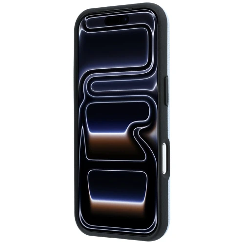 Etui Mercedes Leather Semi Wrap Wood Effect MagSafe do iPhone 18 Pro Max / 17 Pro Max, niebieskie (5/8)