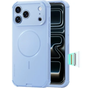 Etui ESR Cyber Tough do MagSafe do iPhone 18 Pro / 17 Pro, niebieskie