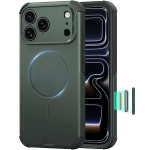 Etui ESR Cyber Tough do MagSafe do iPhone 18 Pro Max / 17 Pro Max, ciemnozielone