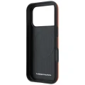 Etui BMW M Quadrille Kevlar Metal Logo MagSafe do iPhone 18 Pro / 17 Pro, pomarańczowe (7/8)