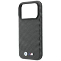 Etui BMW M Quadrille Kevlar Metal Logo MagSafe do iPhone 18 Pro Max / 17 Pro Max, szare (6/8)