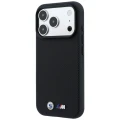Etui BMW M Quadrille Kevlar Metal Logo MagSafe do iPhone 18 Pro Max / 17 Pro Max, czarne (2/8)