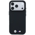 Etui BMW M Quadrille Kevlar Metal Logo MagSafe do iPhone 18 Pro / 17 Pro, czarne (3/8)
