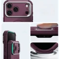 Etui ESR Cyber Tough Case Kickstand do MagSafe do iPhone 18 Pro / 17 Pro, burgundowe (5/7)