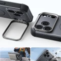 Etui ESR Cyber Tough Case Kickstand do MagSafe do iPhone 18 Pro / 17 Pro, szare (4/7)