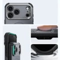 Etui ESR Cyber Tough Case Kickstand do MagSafe do iPhone 18 Pro / 17 Pro, szare (5/7)
