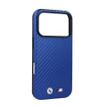 Etui BMW M Carbon Metal Logo MagSafe do iPhone 18 Pro Max / 17 Pro Max, niebieskie (1/5)
