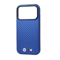 Etui BMW M Carbon Metal Logo MagSafe do iPhone 18 Pro Max / 17 Pro Max, niebieskie (4/5)
