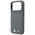 Etui BMW M Carbon Metal Logo MagSafe do iPhone 18 Pro Max / 17 Pro Max, szare (6/8)