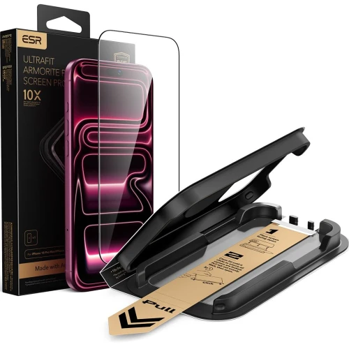 Szkło hartowane z ramką pozycjonującą ESR Ultrafit Armorite Pro Tempered Glass do iPhone 18 Pro Max / 17 Pro Max (1/7)