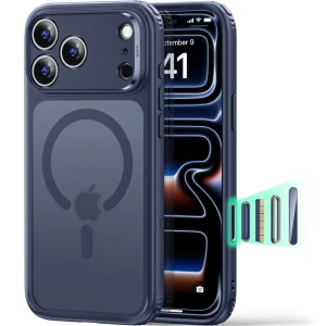 Etui ESR Classic Hybrid do MagSafe do iPhone 18 Pro Max / 17 Pro Max, granatowo-przydymione