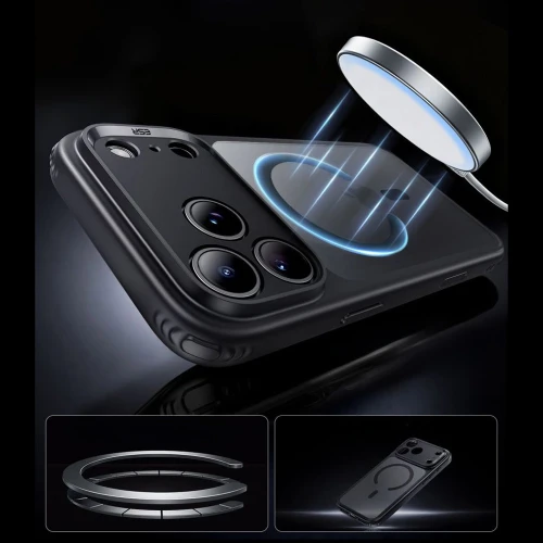 Etui ESR Classic Hybrid do MagSafe do iPhone 18 Pro / 17 Pro, czarno-przydymione (6/6)