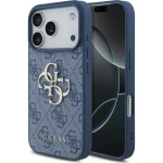 Etui Guess 4G Big Logo do iPhone 18 Pro / 17 Pro, niebieskie