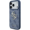 Etui Guess 4G Big Logo do iPhone 18 Pro Max / 17 Pro Max, niebieskie