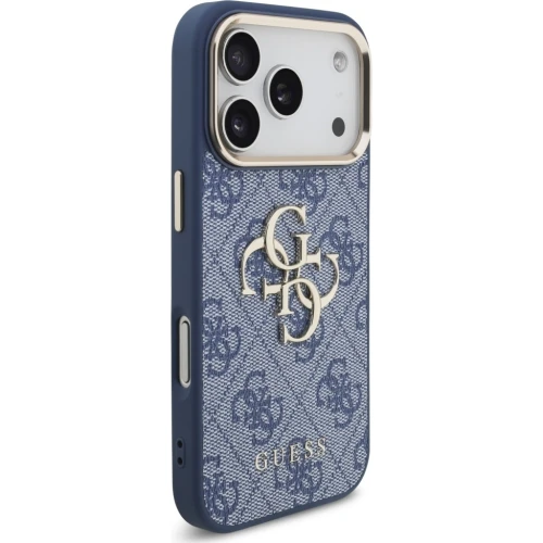 Etui Guess 4G Big Logo Classic Logo do iPhone 18 Pro / 17 Pro, niebieskie