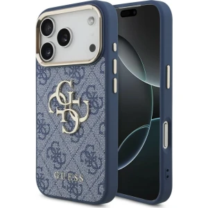 Etui Guess 4G Big Logo Classic Logo do iPhone 18 Pro Max / 17 Pro Max, niebieskie
