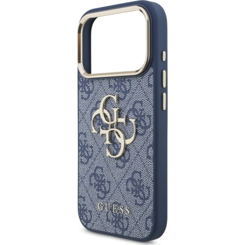 Etui Guess 4G Big Logo Classic Logo do iPhone 18 Pro Max / 17 Pro Max, niebieskie