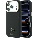 Etui Guess Saffiano Small 4G Classic Logo do iPhone 18 Pro Max / 17 Pro Max do MagSafe, czarne