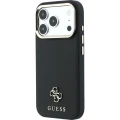 Etui Guess Saffiano Small 4G Classic Logo do iPhone 18 Pro Max / 17 Pro Max do MagSafe, czarne