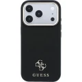 Etui Guess Saffiano Small 4G Classic Logo do iPhone 18 Pro Max / 17 Pro Max do MagSafe, czarne