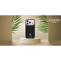Etui Guess Saffiano Small 4G Classic Logo do iPhone 18 Pro Max / 17 Pro Max do MagSafe, czarne
