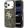 Etui Guess 4G Big Strass Logo 4G Classic Logo do iPhone 18 Pro Max / 17 Pro Max, brązowe